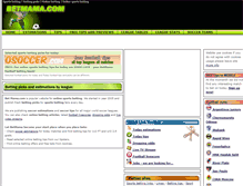 Tablet Screenshot of betmama.com